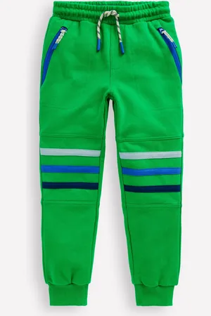 Boden Warrior Knee Joggers-Sapling Green Boys