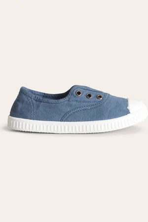 Boden Laceless Canvas Pull-ons-College Navy Girls