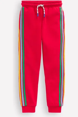 Boden Rainbow Joggers-Poppy Red Boys