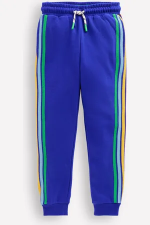 Boden Rainbow Joggers-Bright Blue Boys