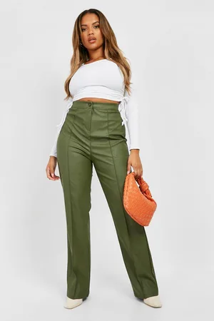 Leather Pants in the color Green for women - Shop your favorite brands