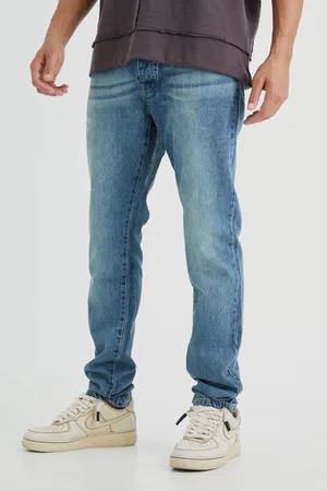 Tall Slim Rigid Renaissance Laser Print Jeans