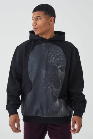 Oversized Ofcl Statue Graphic Hoodie