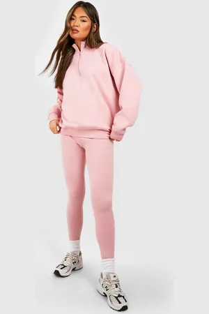 Half Zip Sweatshirt And Legging Set