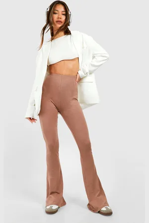 Stretch High Waisted Flared Pants