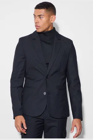 Boohoo Slim Fit Suit Jacket - - 40