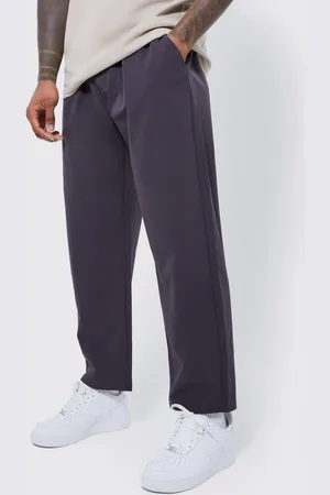 Technic Elasticated Waist al Stretch Relaxed Cropped Trouser - - M