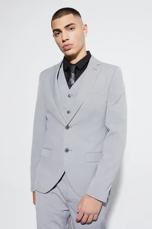 Boohoo Super Skinny Single Breasted Suit Jacket - - 38