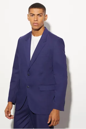 Boohoo Relaxed Fit Single Breasted Suit Jacket - - 34