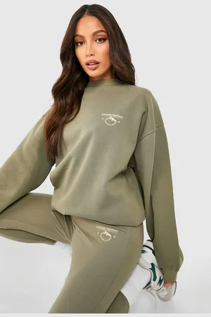 Boohoo Tall Oversized Sweatshirt And Legging Set - - 6