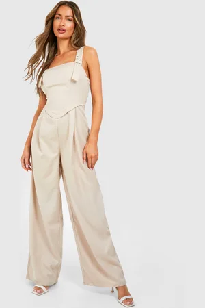 Boohoo Buckle Strap Utility Jumpsuit - - 16