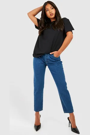 Boohoo Petite Basics Slim Mom Jean - - 10