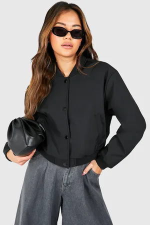 Boohoo Pocket Detail Bomber Jacket - - 14