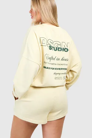 Boohoo Plus Dsgn Studio Washed Oversized Sweatshirt - - 18