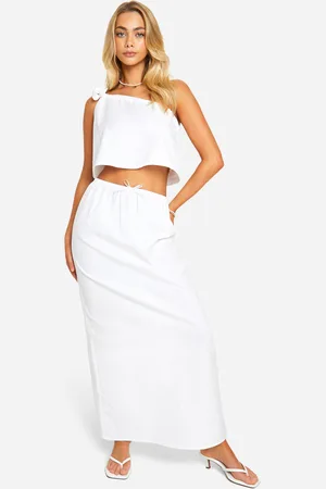 Boohoo Cotton Maxi Skirt - - 6