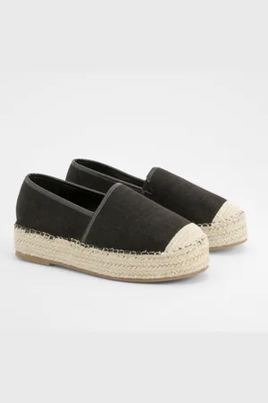Boohoo Closed Toe Platform Espadrilles - - 8