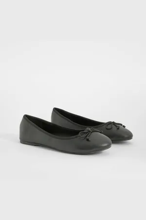 Boohoo Bow Detail Ballet Flats - - 8