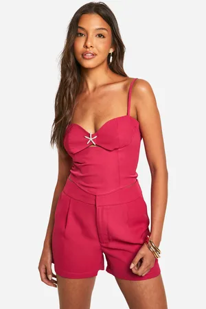 Boohoo Diamante Starfish Trim Bralette - - 6