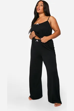 Boohoo Plus Cami Jersey Cami & Pants Pj Set - - 18