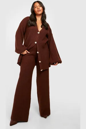 Boohoo Plus Chunky Knit Cardigan Co-Ord - - 24-26
