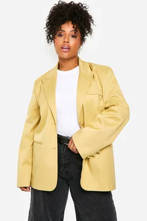 Boohoo Plus Essential Oversized Single Breasted Blazer - - 16