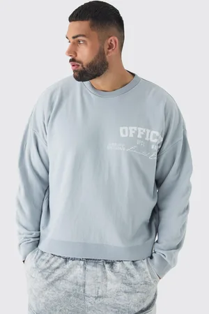 Boohoo Plus Official Varsity Knitted Sweatshirt - - XXL