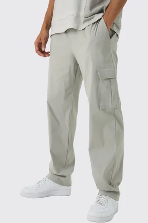 Technic Straight Leg Elasticated Waist al Stretch Cargo Trouser - - S