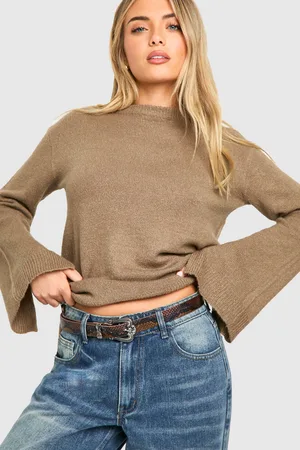 Boohoo Print Western Buckle Belt - S