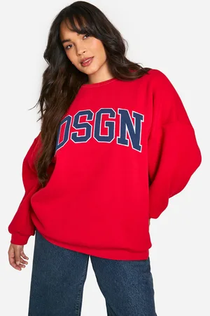 Boohoo Plus Dsgn Applique Sweatshirt - - 18