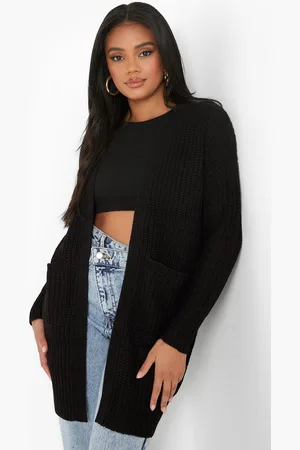 Boohoo Petite Edge To Edge Cardigan - - 4