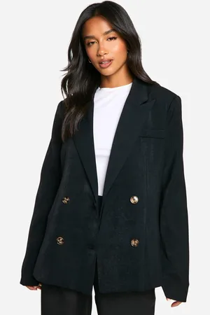 Boohoo Petite Double Breasted Blazer - - 6