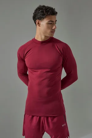 Boohoo Man Active Long Sleeved High Neck Base Layer - - L