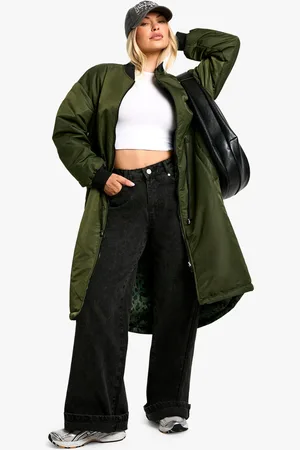 Boohoo Reversible Longline Leopard Parka - - S