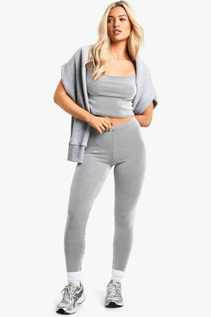 Boohoo Two Tone Legging And Cami Set - - 6