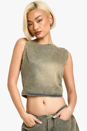 Boohoo Wash Sleeveless Top - 4