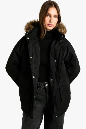 Boohoo Utility Pocket Parka - - 8