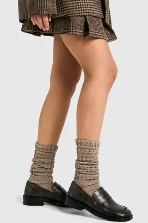 Boohoo Single Knitted Slouchy Socks - - ONE SIZE