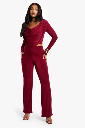 Boohoo Slinky Cowl Neck Co-Ord - - 6