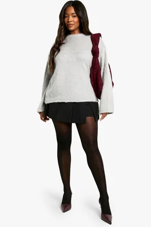 Boohoo Plus 15 Denier Single Pack Tights - - 20-22