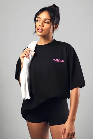 Boohoo Dsgn Studio Sport Run Club Oversized T-Shirt - - 6