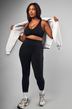 Boohoo Plus Premium Sculpt Seamless Bum Scrunch Legging - - 24