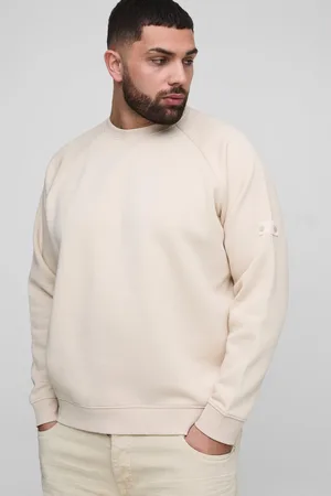 Boohoo Plus Raglan Jersey Sweater - - XXXL