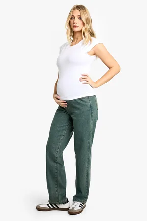 Boohoo Maternity Over The Bump Boyfriend Jeans - - 8