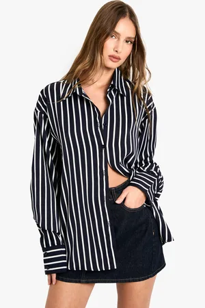 Boohoo Regular Striped Shirt - - 6