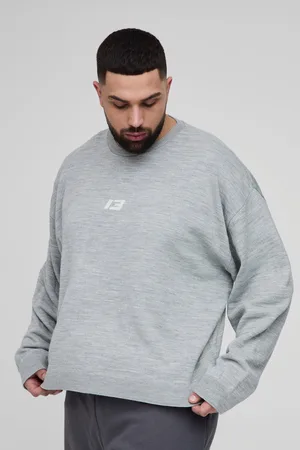 Boohoo Plus 13 Boxy Oversized Knitted Jumper - - XXXL