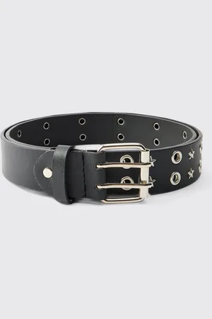 Boohoo Star Studded Belt In - L