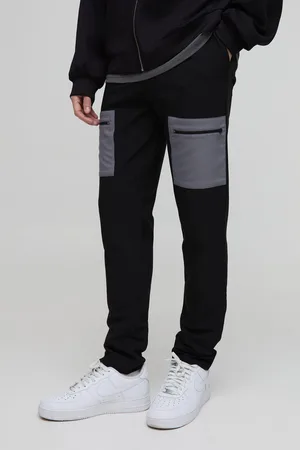 Technic Elasticated Waist Slim Fit al Stretch Cargo Trousers - - S