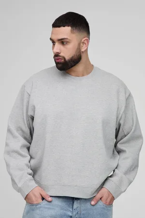 Boohoo Plus Oversized Boxy Exposed Seam Sweater - - XXXL