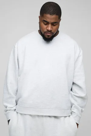 Boohoo Plus 330Gsm Oversized Basic Boxy Sweatshirt - - XXXL