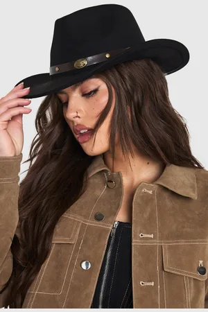 Boohoo Western Trim Cowboy Hat - - ONE SIZE